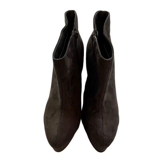 Michael Antonio Brown Wedge Boots Size 10 - Picture 2 of 10